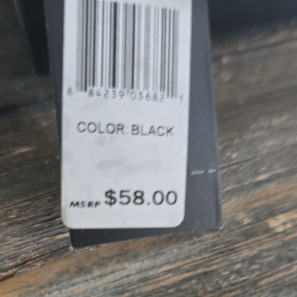 London Fog Black Croc-Embossed Wristlet - Picture 12 of 13